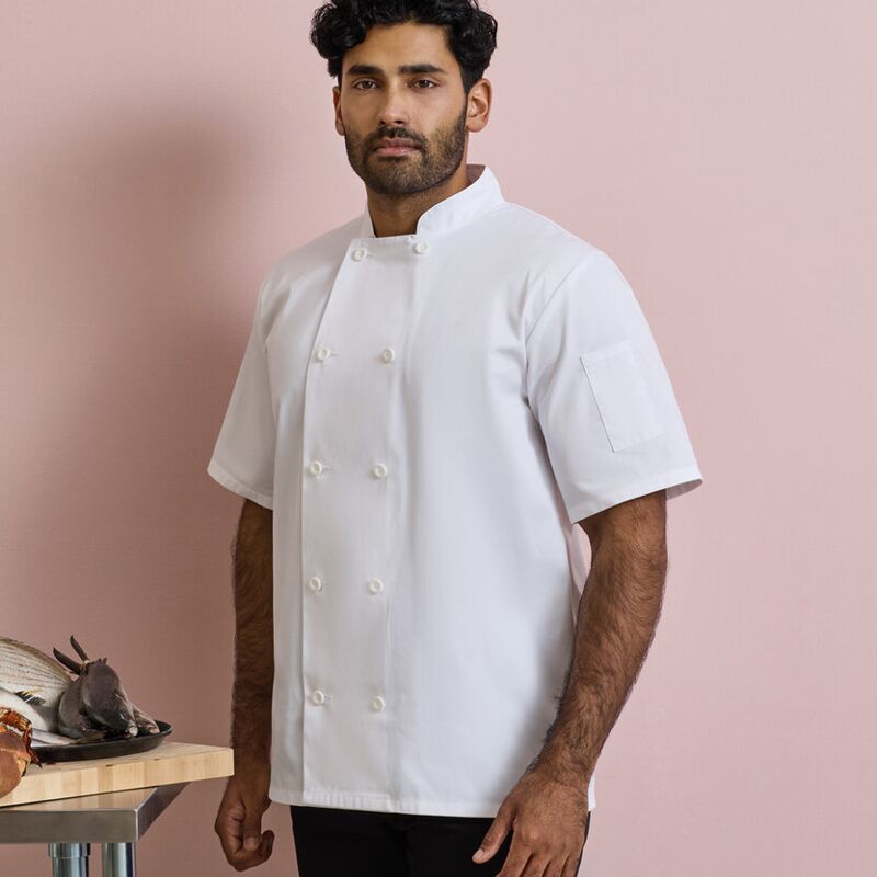 Short sleeve chef’s jacket Thumbnail