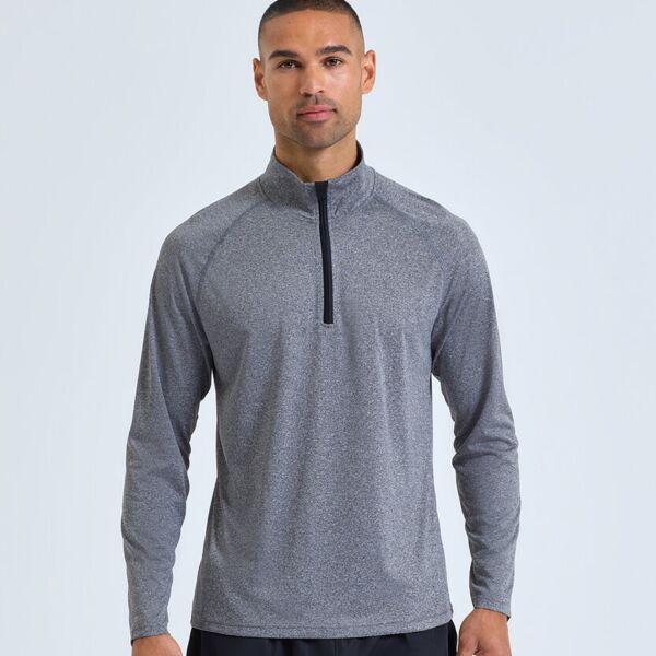 Men's TriDri® long sleeve performance ¼ zip top Thumbnail