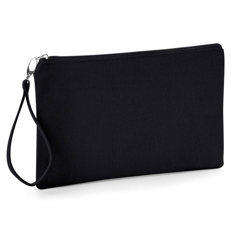 Canvas wristlet pouch Thumbnail